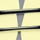 A scanning electron micrograph of the device used to store quantum information in order to extend the reach of quantum communications.